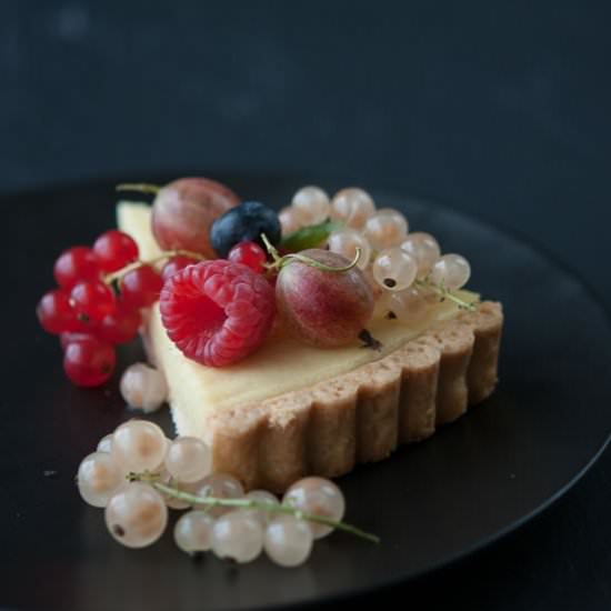 Passionfruit Chiffon Tart