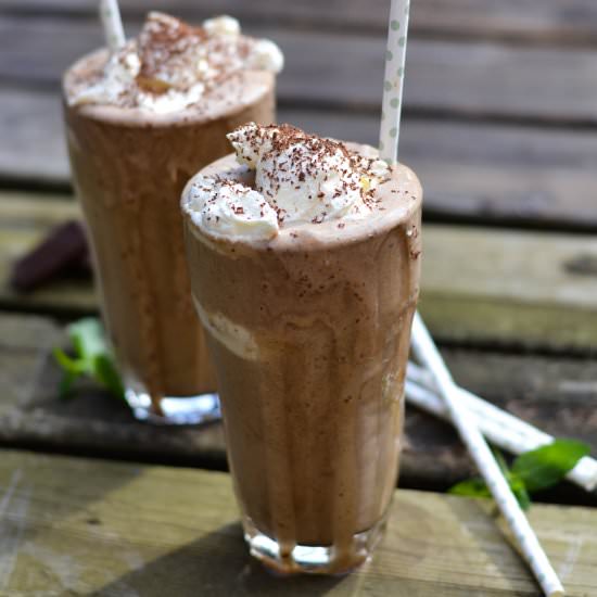 Healthy Mint & Choco Frappuccino