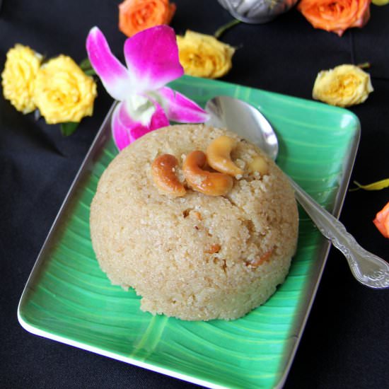 Wheat pudding / Wheat Kesari