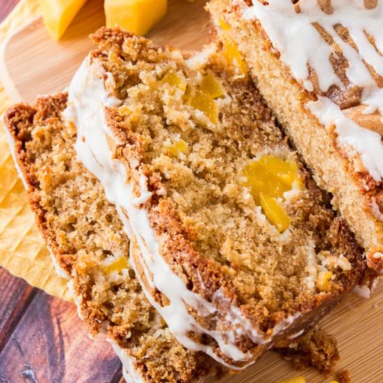 Glazed Peach Bread