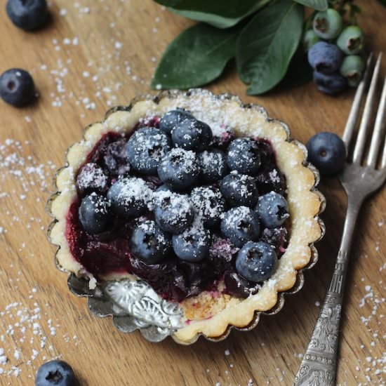 Blueberries + a Tart
