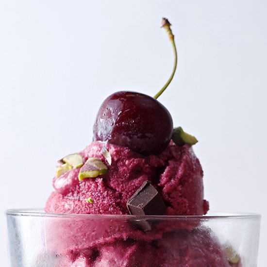 Double Cherry Frozen Yogurt