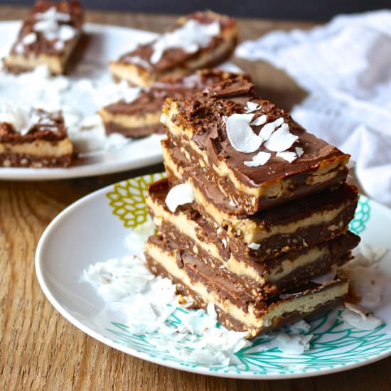 Creamy Chocolate Crunch Bars