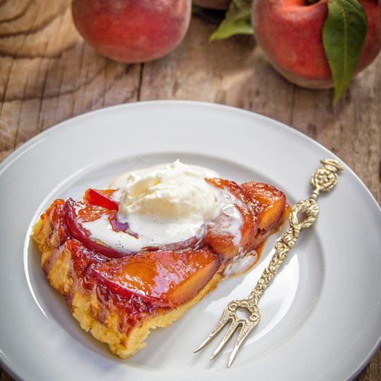 Tatin Tart with Peach