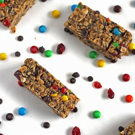 No-Bake Monster Granola Bars