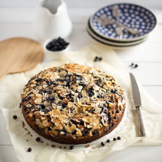 Marzipan and Berries Cake