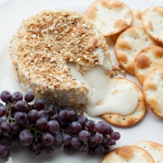 Goat Cheese Baked Brie