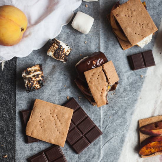 S’meaches (S’mores + Peaches)