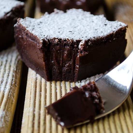 Chocolate Magic Custard Cake