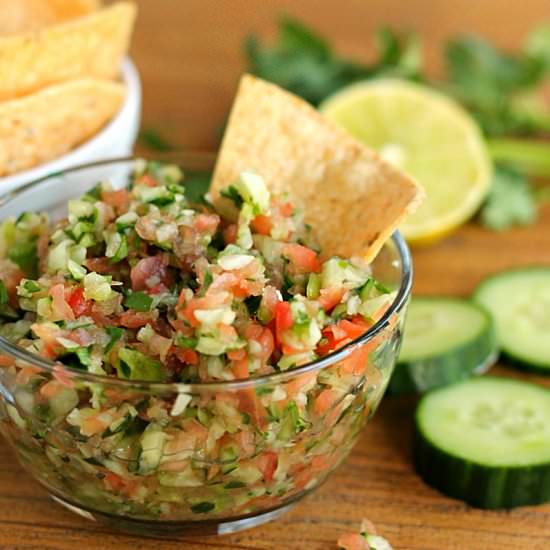 Fresh Cucumber Salsa