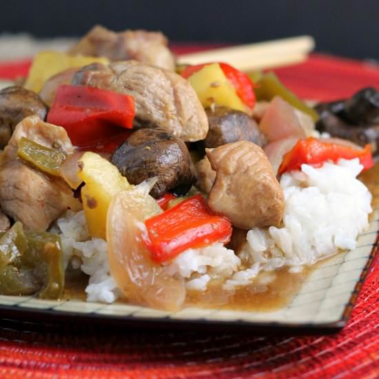 Slow Cooker Sweet and Sour Pork