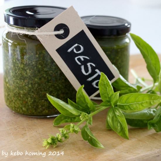 Typical Italian Pesto alla Genovese