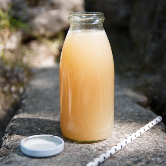 Peach Basil Lemonade