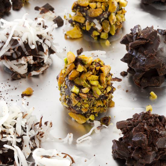 Chocolate Covered Frozen Bananas