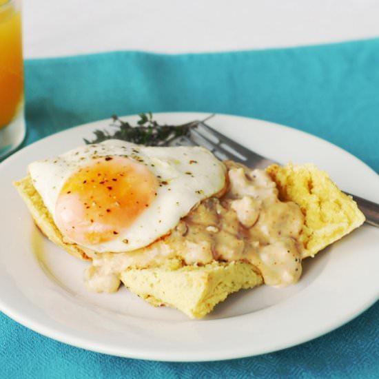 Thyme Biscuits & Sausage Gravy