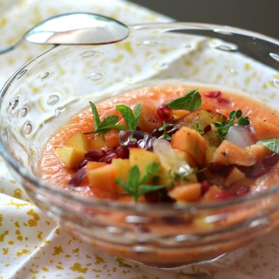 Cantaloupe Gazpacho