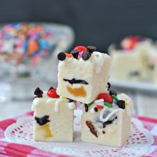 Banana Split Fudge
