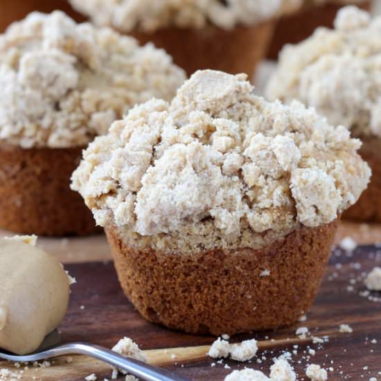 Peanut Butter Banana Muffins
