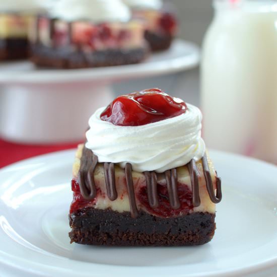 Cherry Cheesecake Brownies