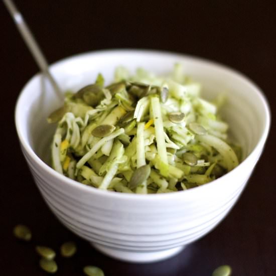 Cabbage and Summer Squash Salad