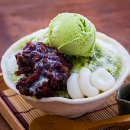 Green Tea Shaved Ice