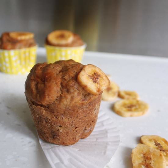 Sugar Free Banana Bread Muffin