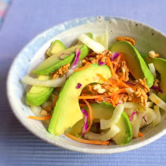 Fennel Avocado Walnut Salad