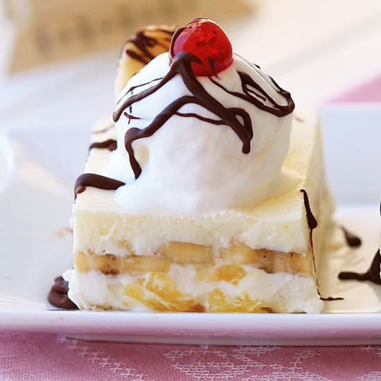 Banana Split “Cake”