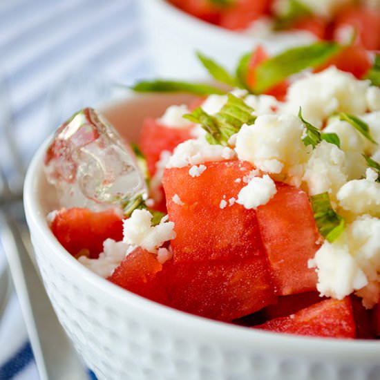 Chilled Watermelon Feta Salad