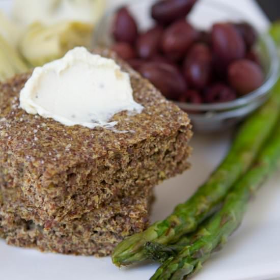Flaxseed Focaccia Bread