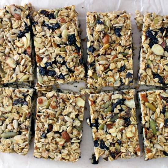 No-Bake Chewy Granola Bars
