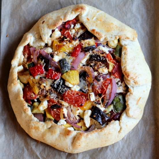 Farmers Market Vegetable Tart