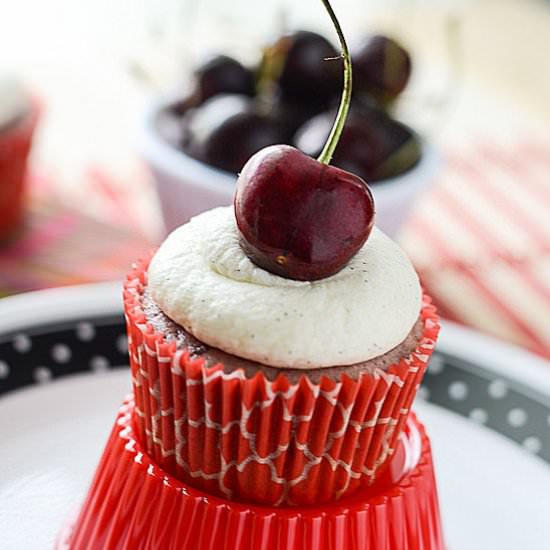 Black Cherry Cupcakes