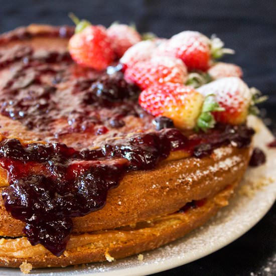 Peanut Butter and Jelly Cake