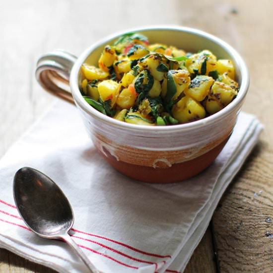 Saag Aloo