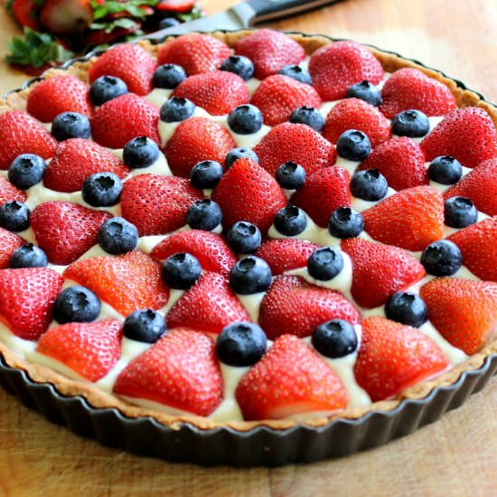 Strawberry Mascarpone Tart