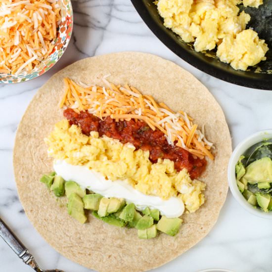 Easy Breakfast Burrito