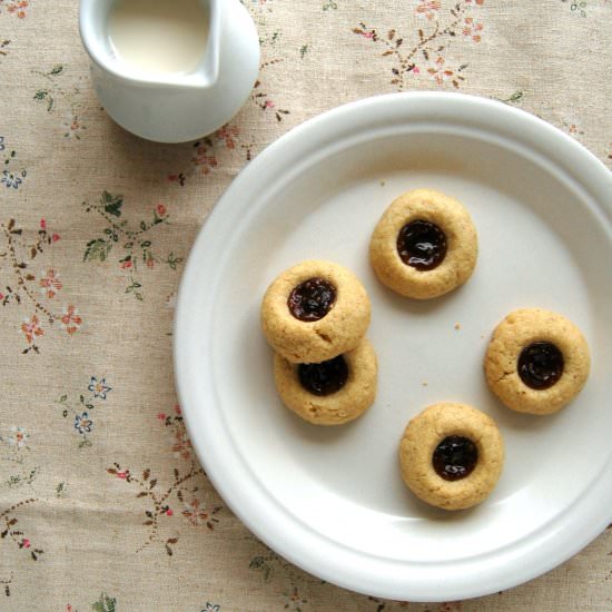 Buckwheat thumbprints