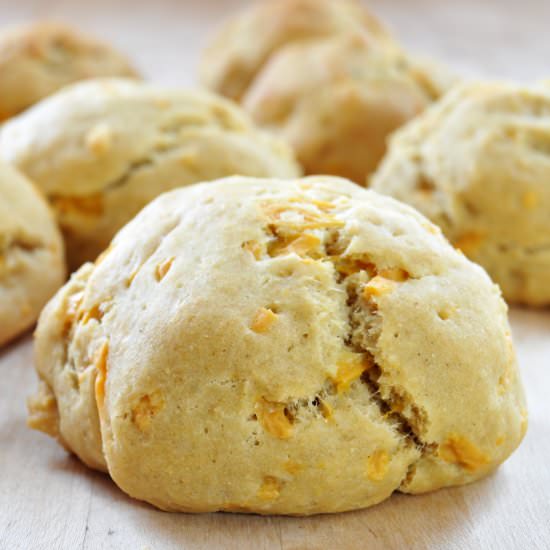 Vegan Cheddar Biscuits