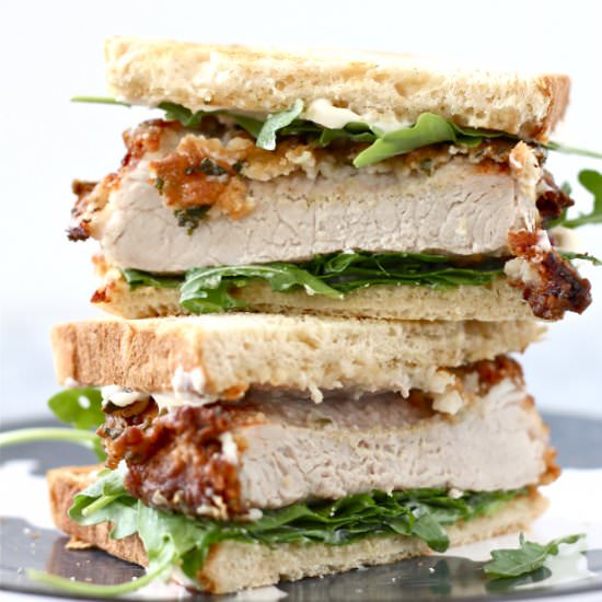 Buttermilk sage fried pork chop
