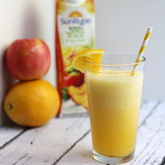 Apple Orange Peach Slushie