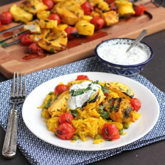 Persian Swordfish Kabobs