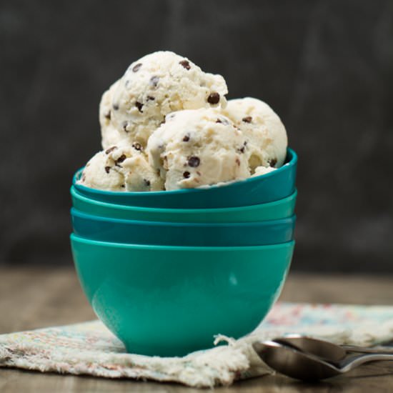 Ricotta Chocolate Chip Ice Cream