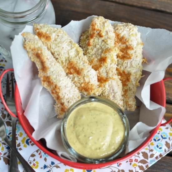 Baked Coconut Chicken Tenders