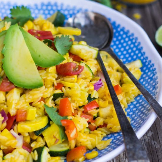 Calabacitas Orzo Salad