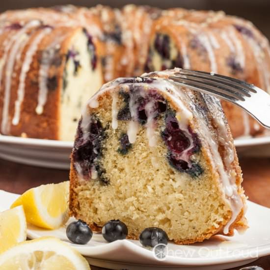Blueberry Lemon Bundt Cake