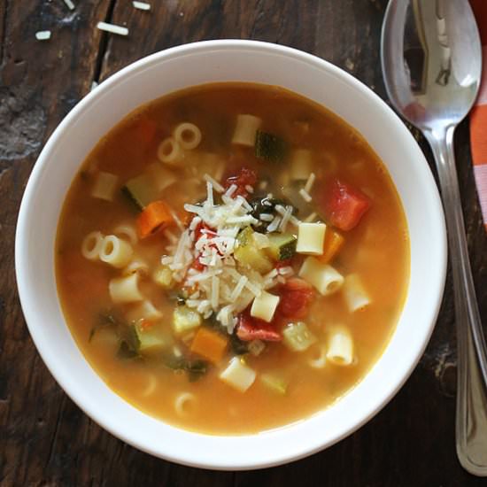 Crock Pot Minestrone Soup