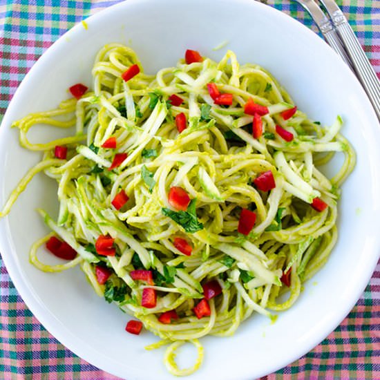 Vegan Creamy Avocado Pasta