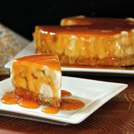 Vegan Caramel Ginger Ice Cream Cake