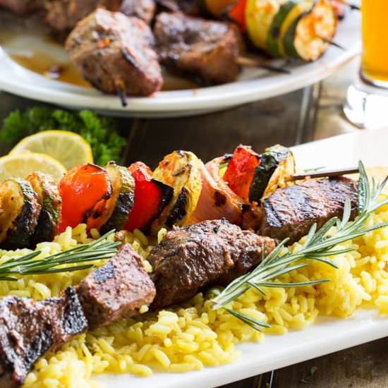Grilled Beef Kabobs